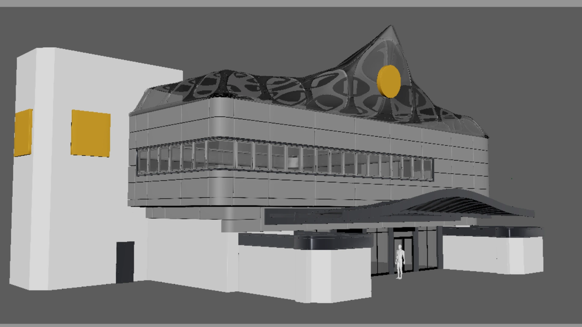 Maya modelling progress of modular interchange components