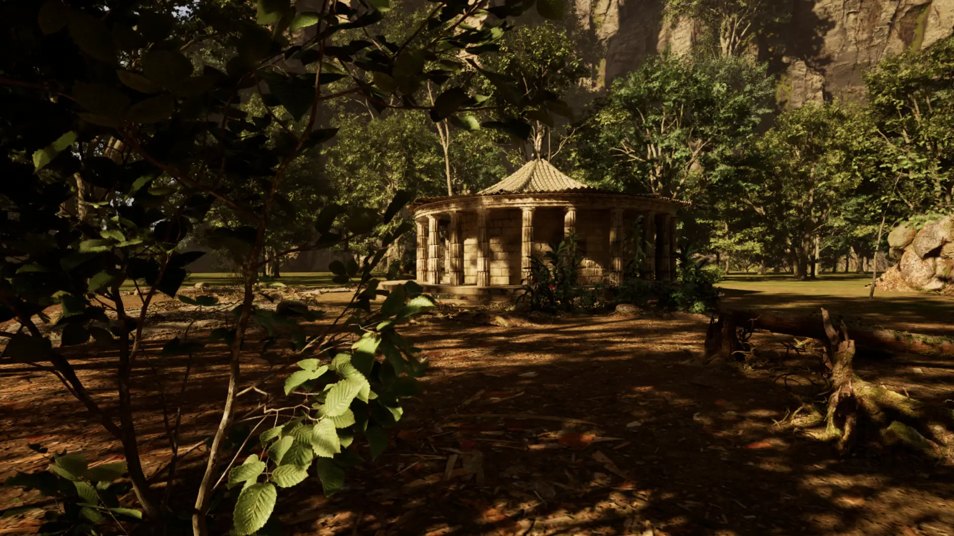 The Tholos environment render