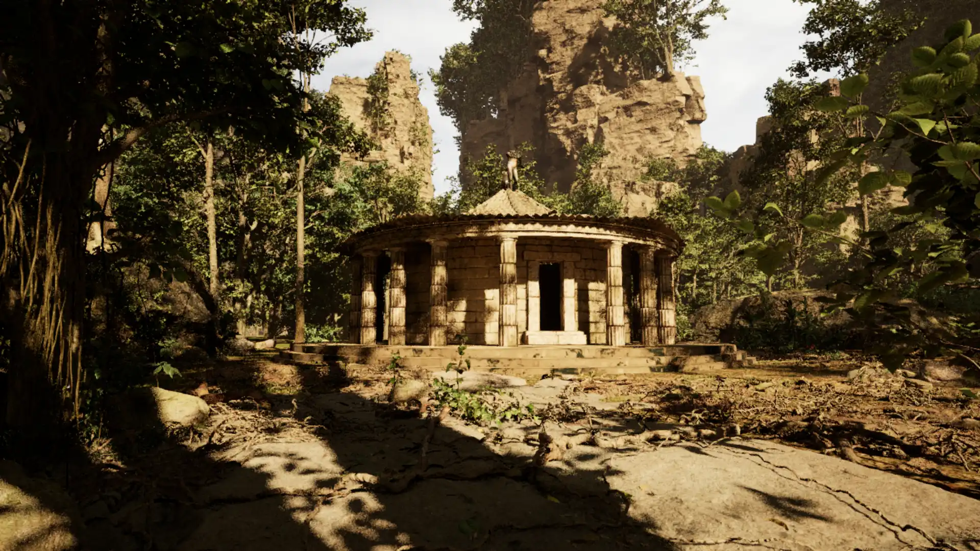 The Tholos, real-time 3D environment by Tumi Mokopane.
