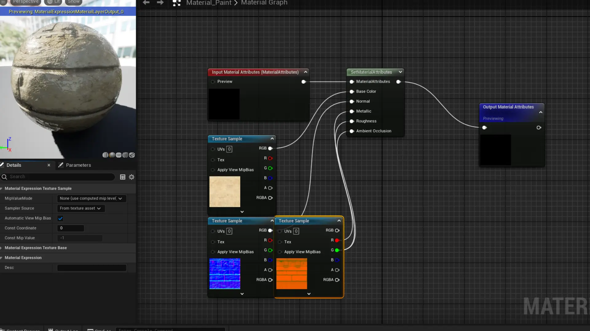 Tholos model after vertex painted weathering