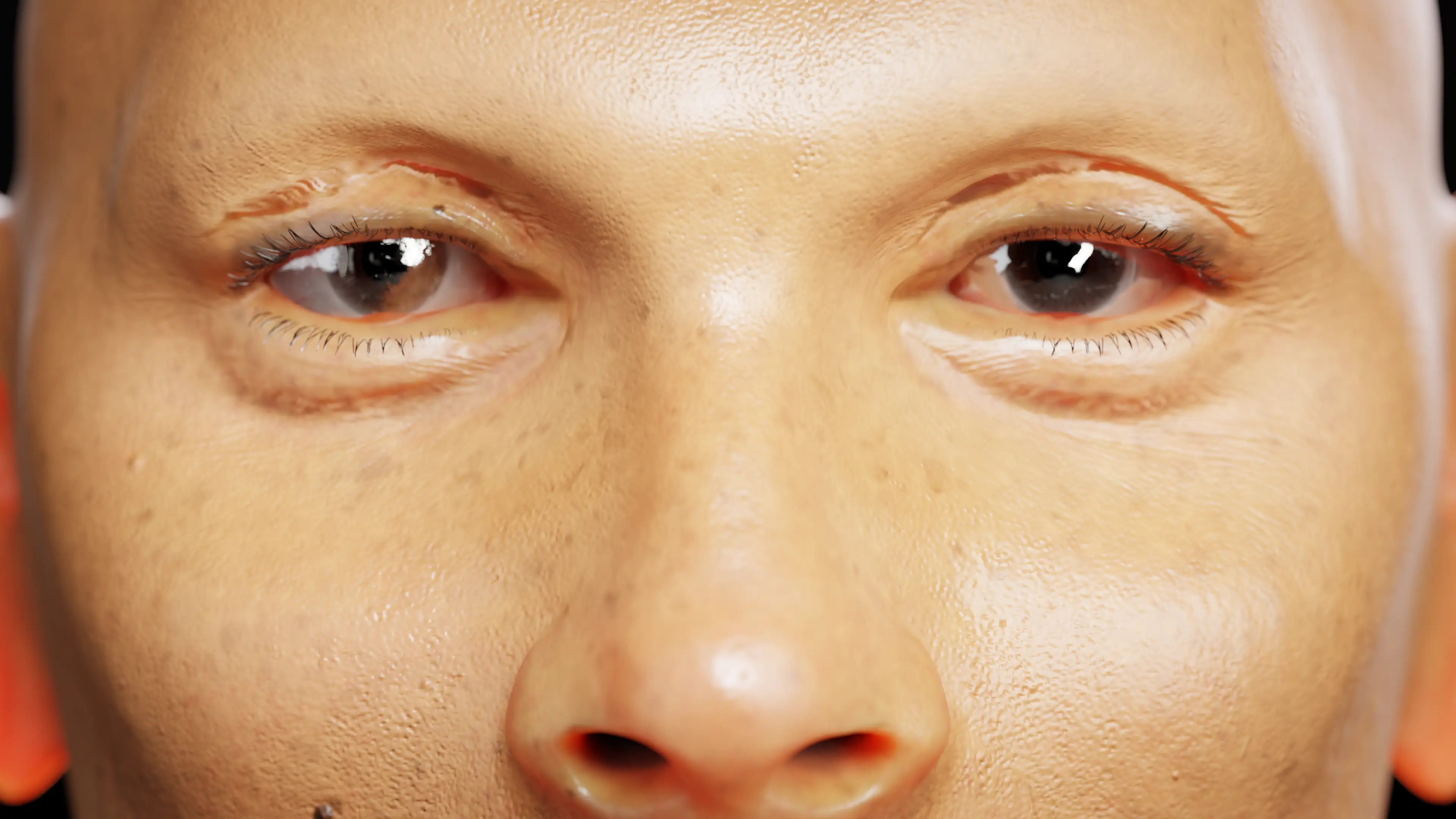 RuPaul hyper-realistic 3D character sculpt by Tumi Mokopane