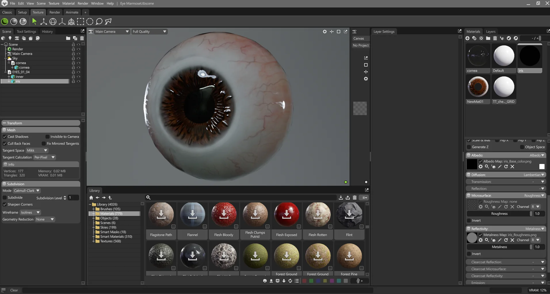 Final RuPaul render in Marmoset Toolbag