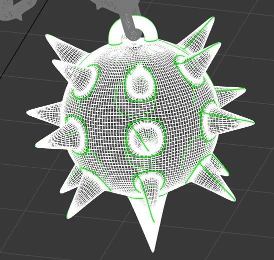 Texture checker applied to verify UV alignment