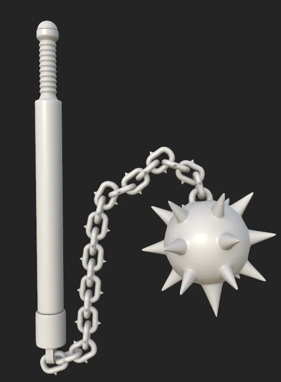 Chain link modelling using torus shape with support loops