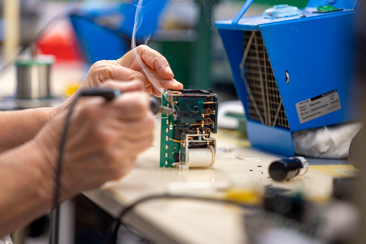 Engineering and technology team members at Resideo