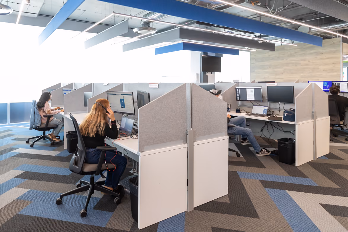 Customer and product support team members at Resideo