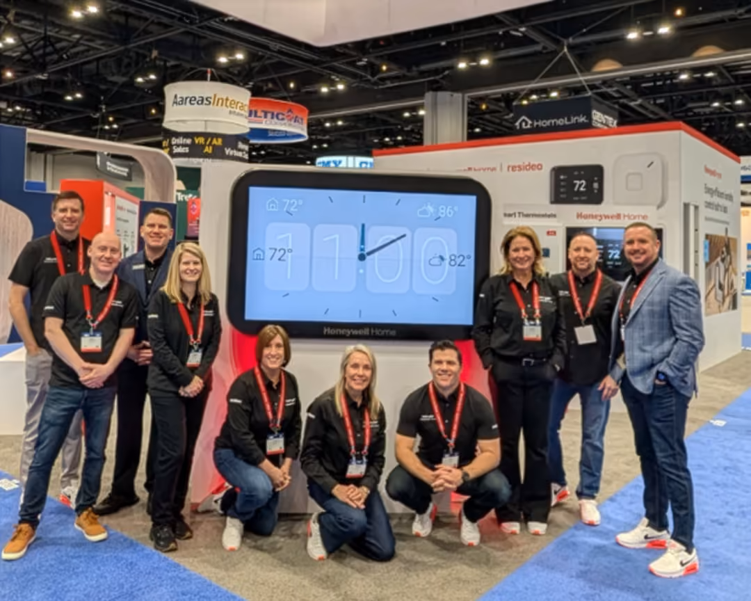 Sales and marketing team collaborating at Resideo