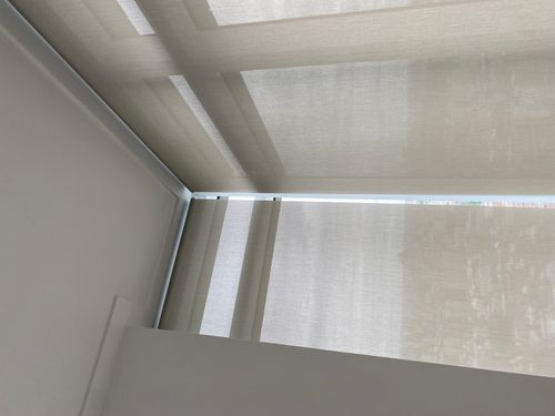 Integrated smart home system in a high-end residence, automated shades