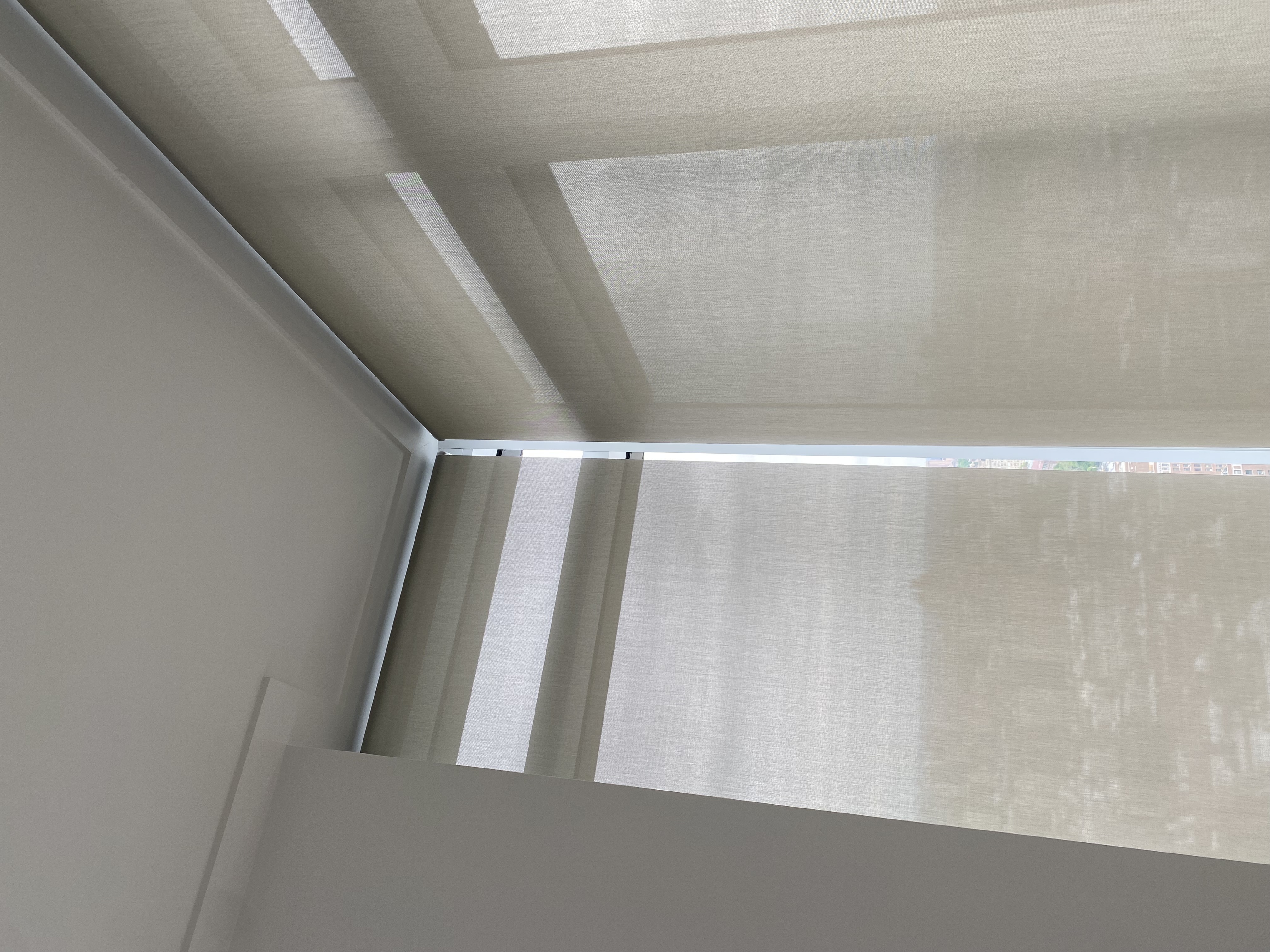 Integrated smart home system in a high-end residence, automated shades