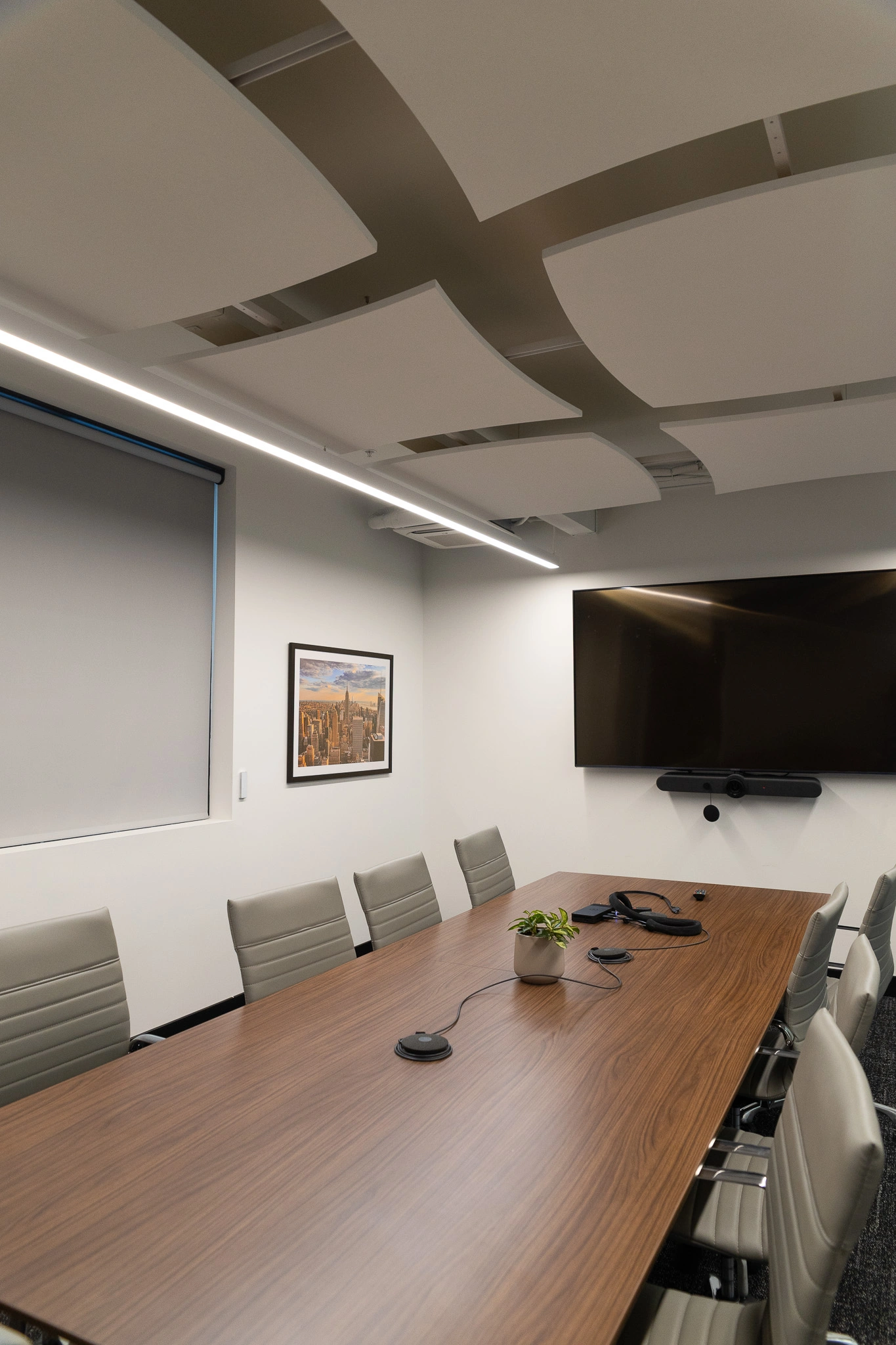 Conference room Audio video and systems installed by iQUARTERS