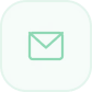 Green square icon with a white envelope symbol representing email.