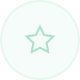Green circular icon with a faint star shape in the center.