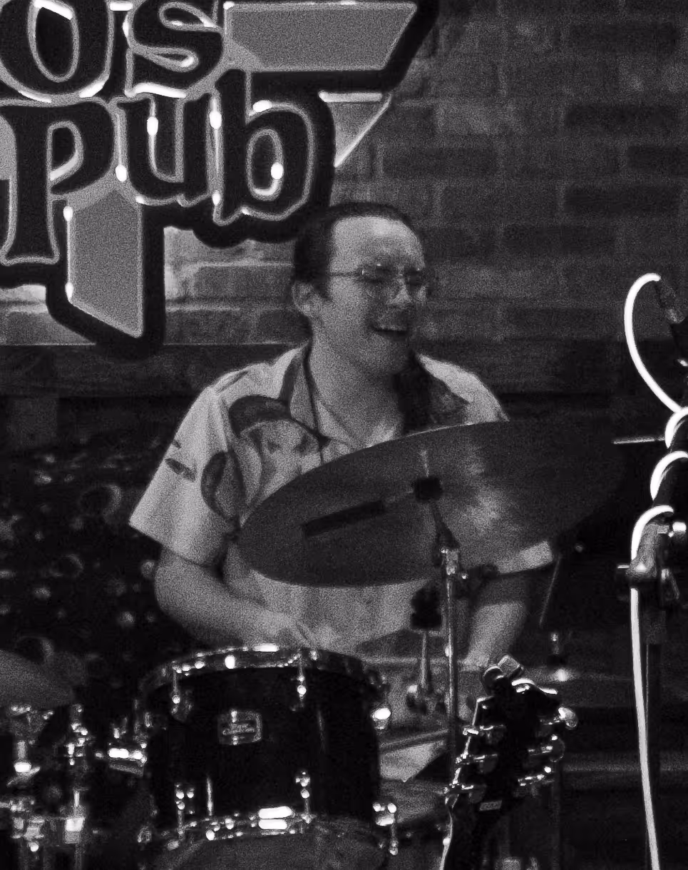 Drummer drumming
