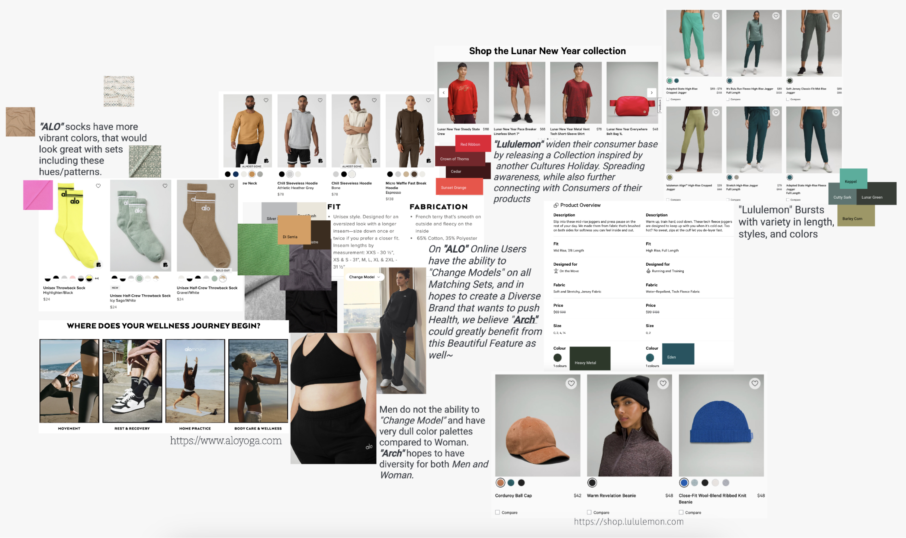 SCAD concept board with Make the Dot