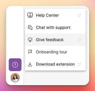 Help menu on Make the Dot