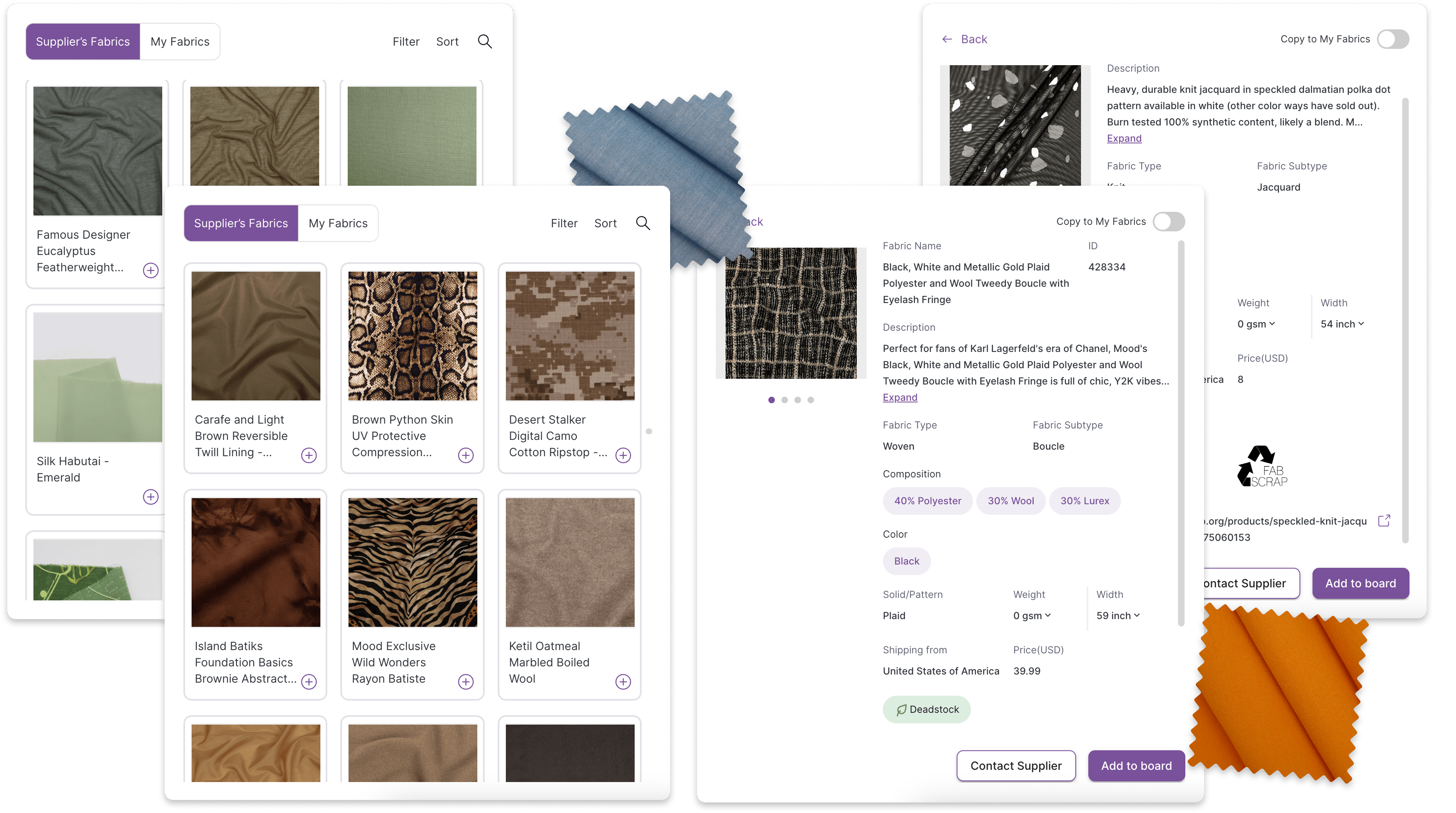 Fabric library on Make the Dot