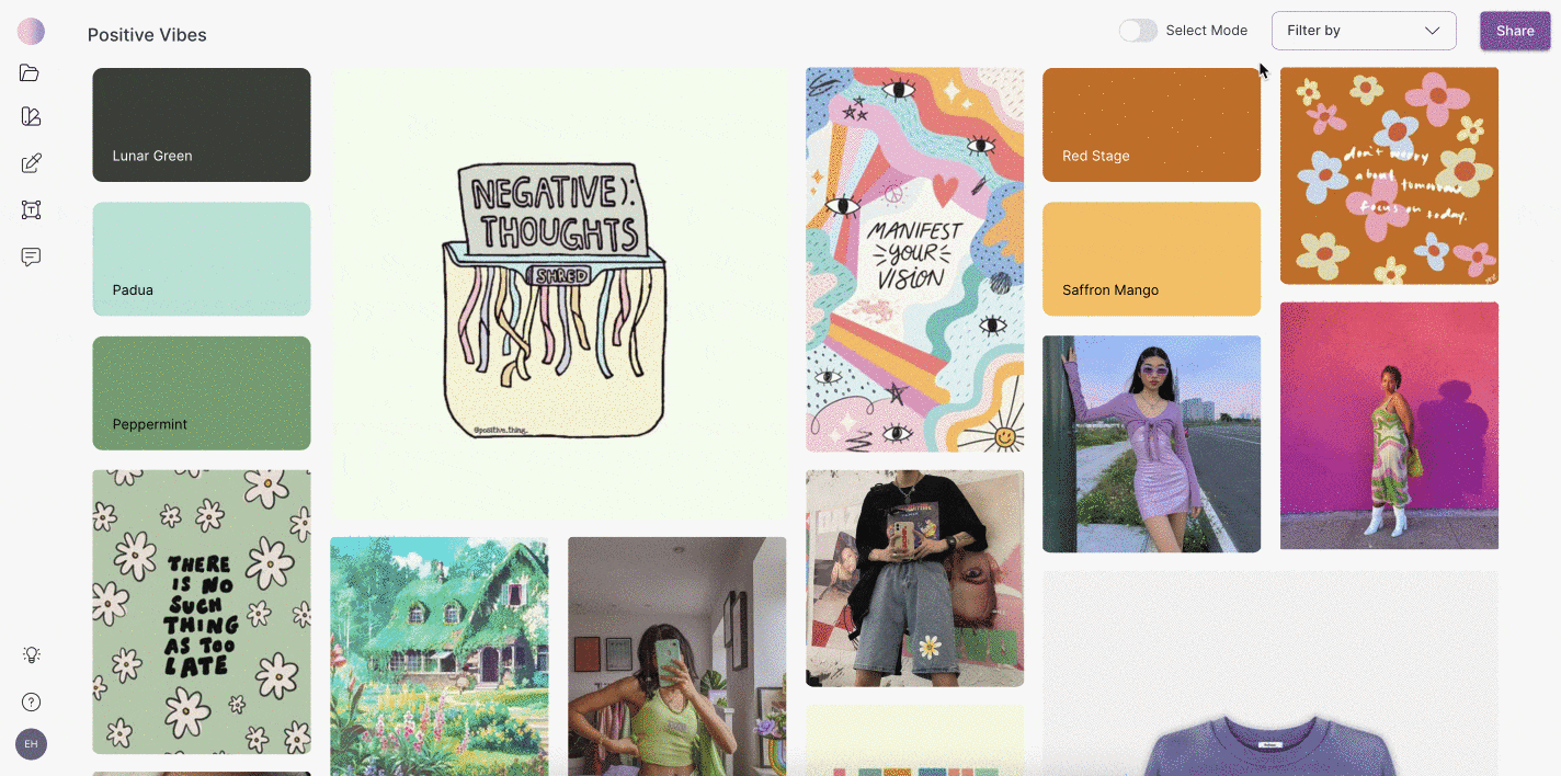 Create public share link on board