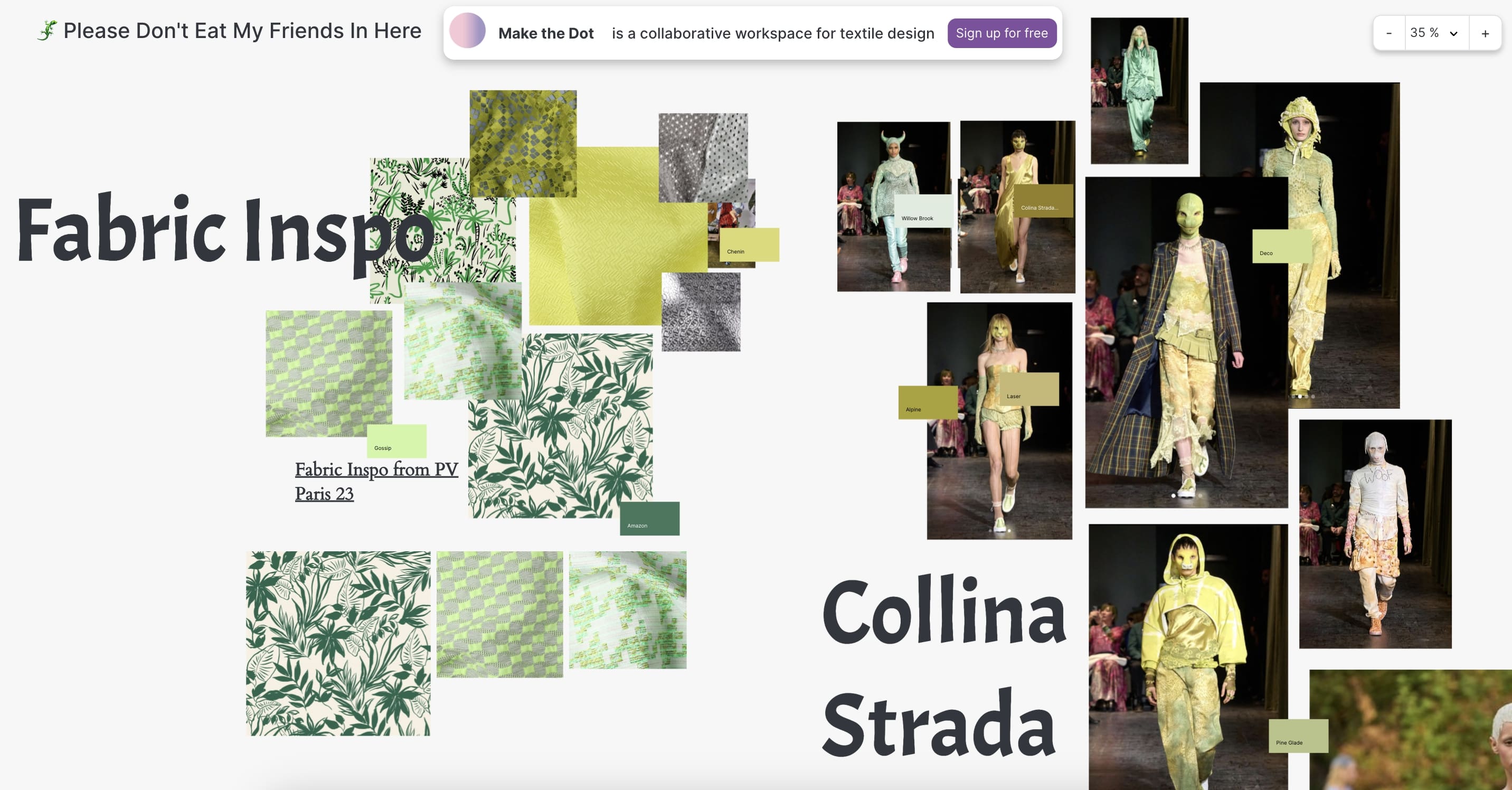 How to source fabric relies on contacts, trust and knowing what you want
