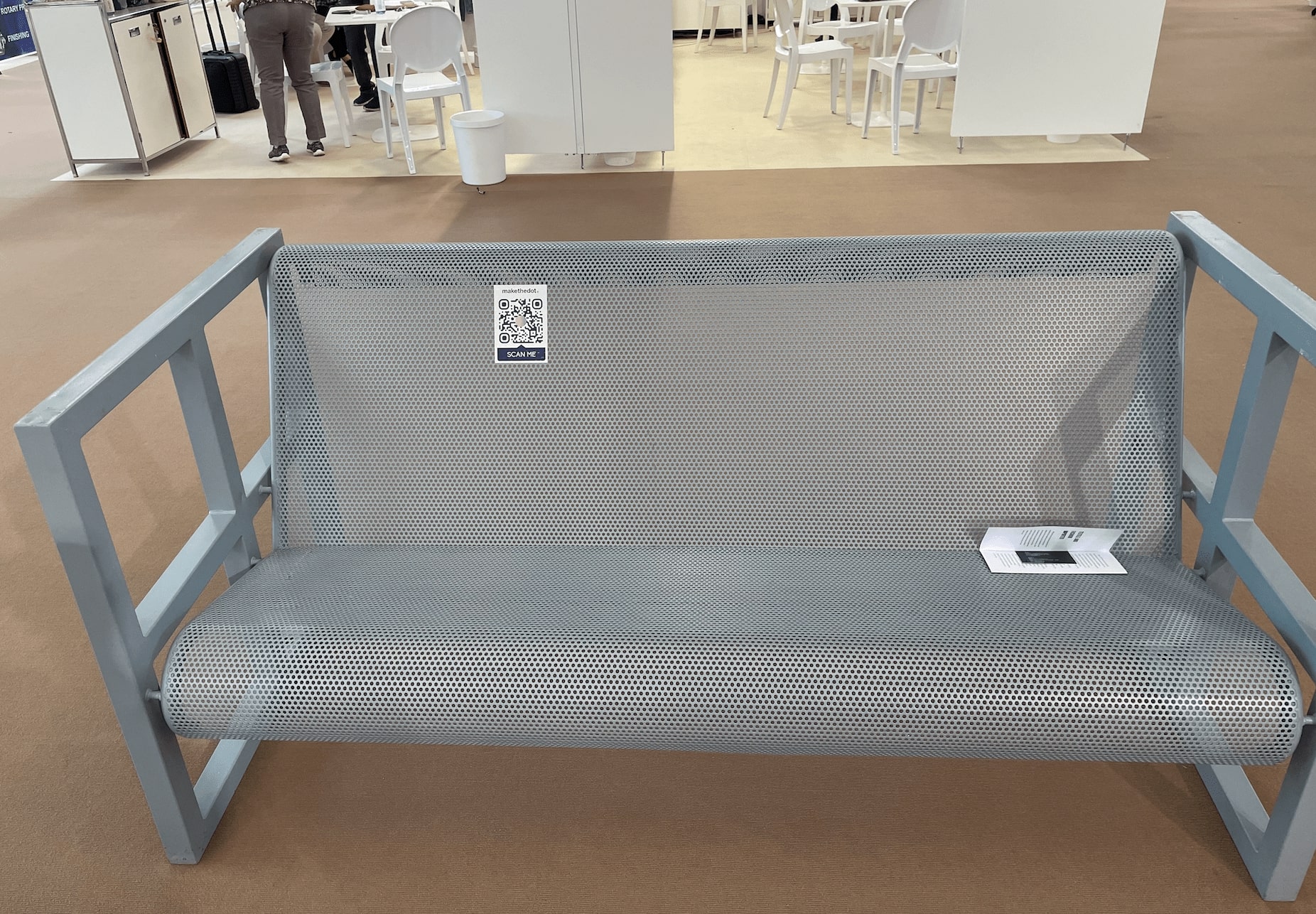 Make the Dot Stickers on Bench