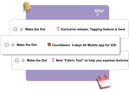 Early access to new features as part of the make the dot beta program
