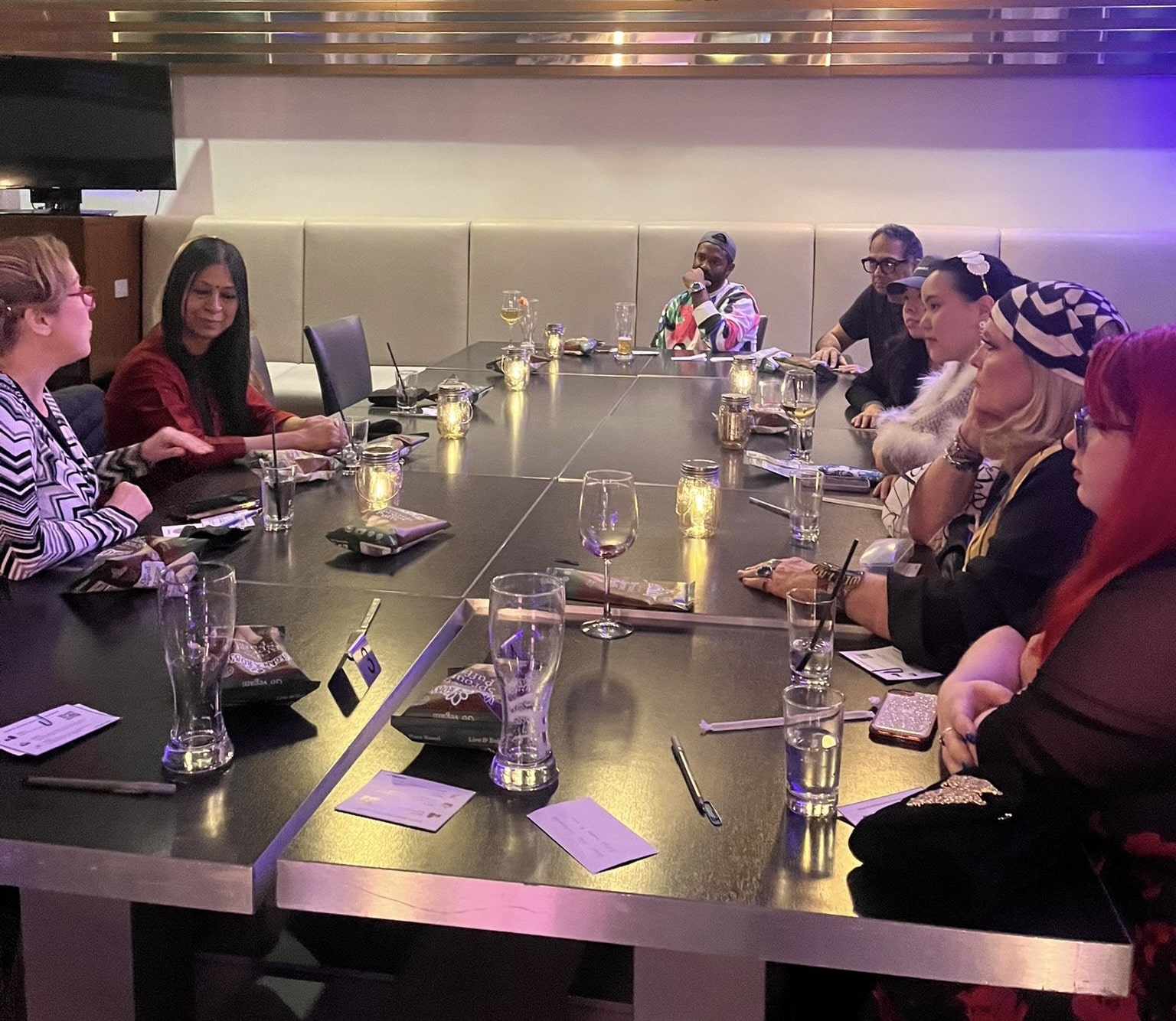 Our sustainable fashion design round table in New York