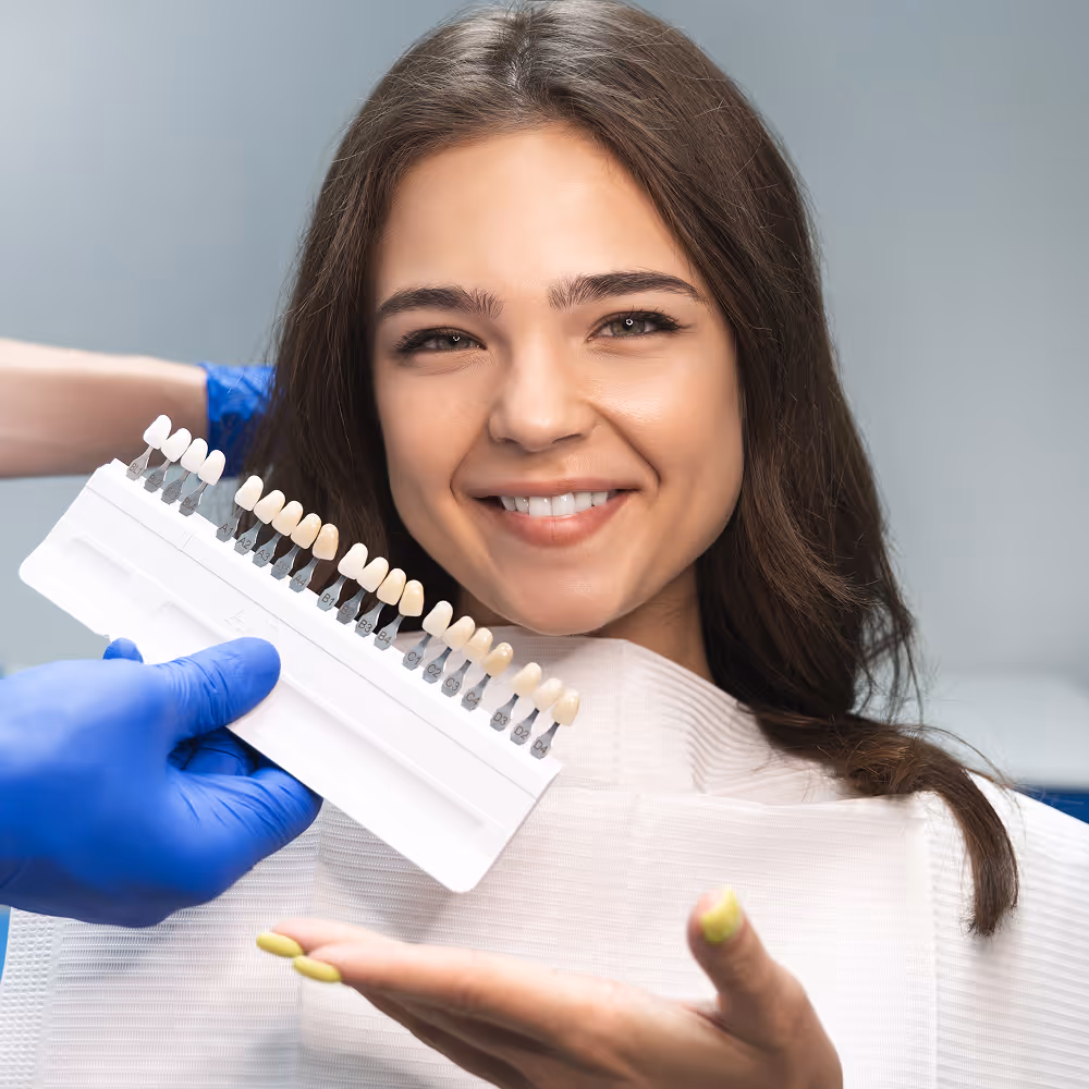 Adult smile transformation with natural looking dental veneers