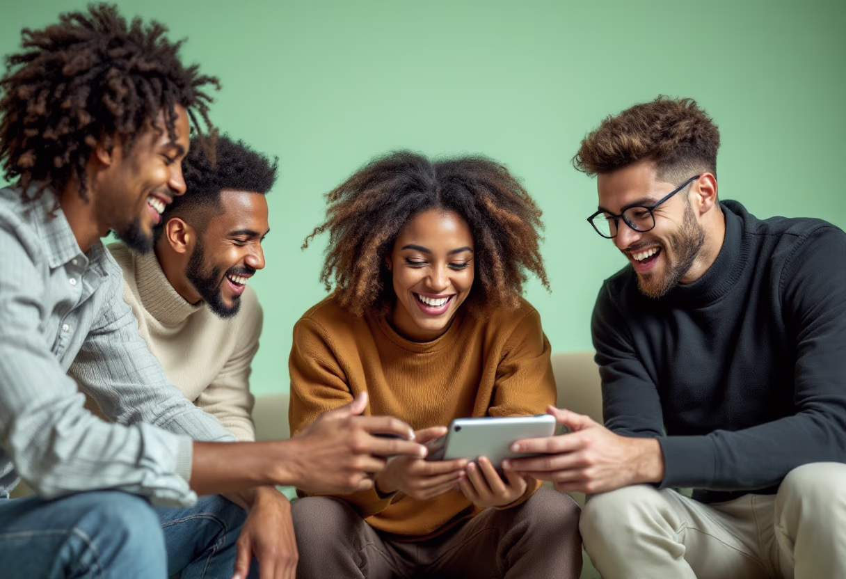 image of gaming tutorial (for a mobile gaming)