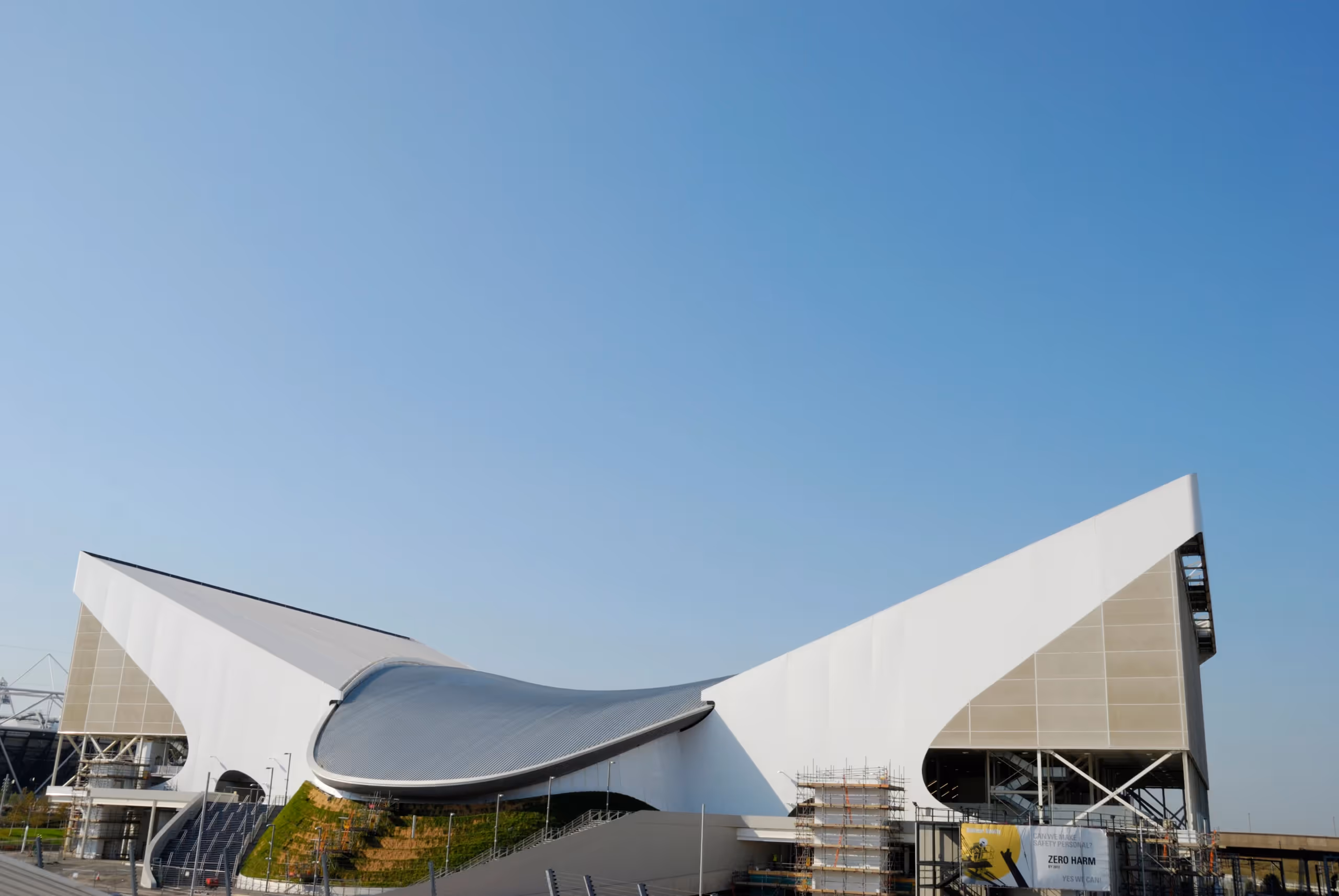 London Aquatics Centre Facade