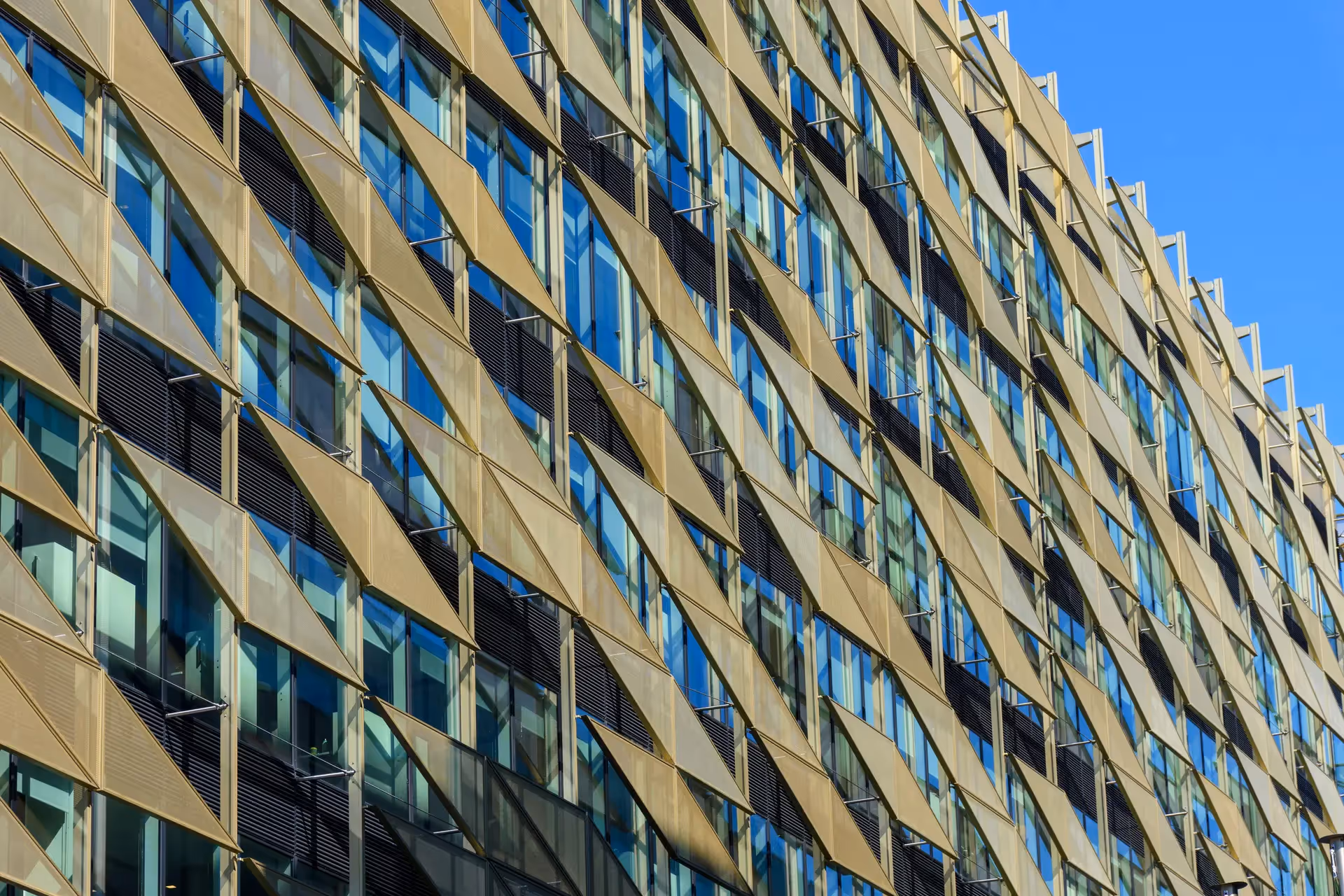 building finished in regency gold