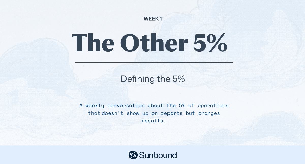 Week 1: Defining the 5% | The Other 5% 