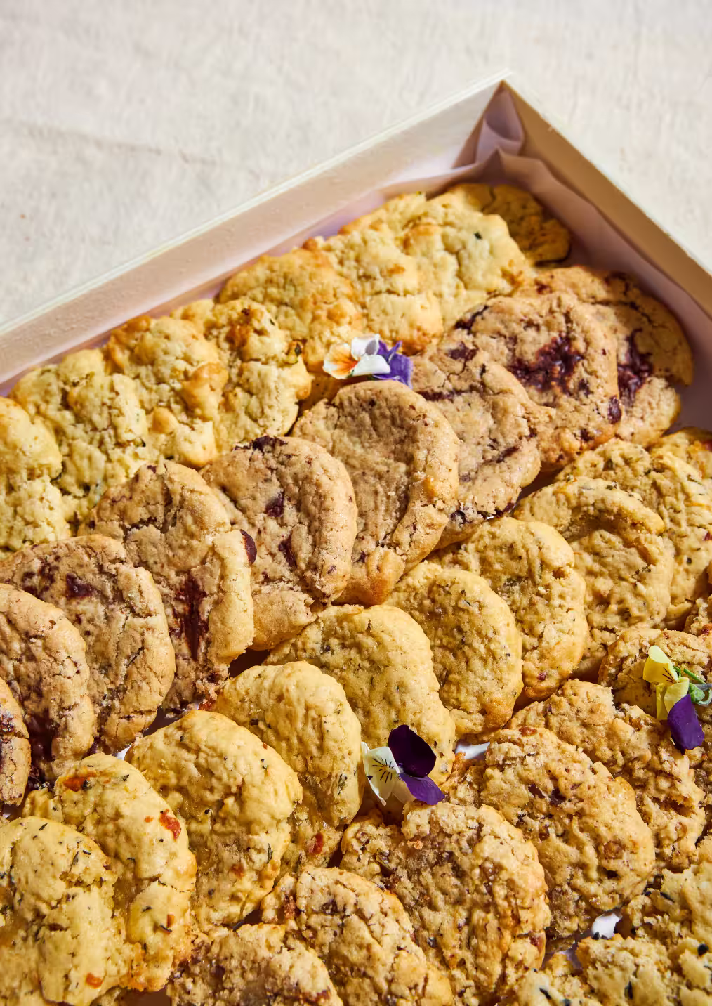 Planche sucrée La Pépite avec assortiment de cookies maison moelleux