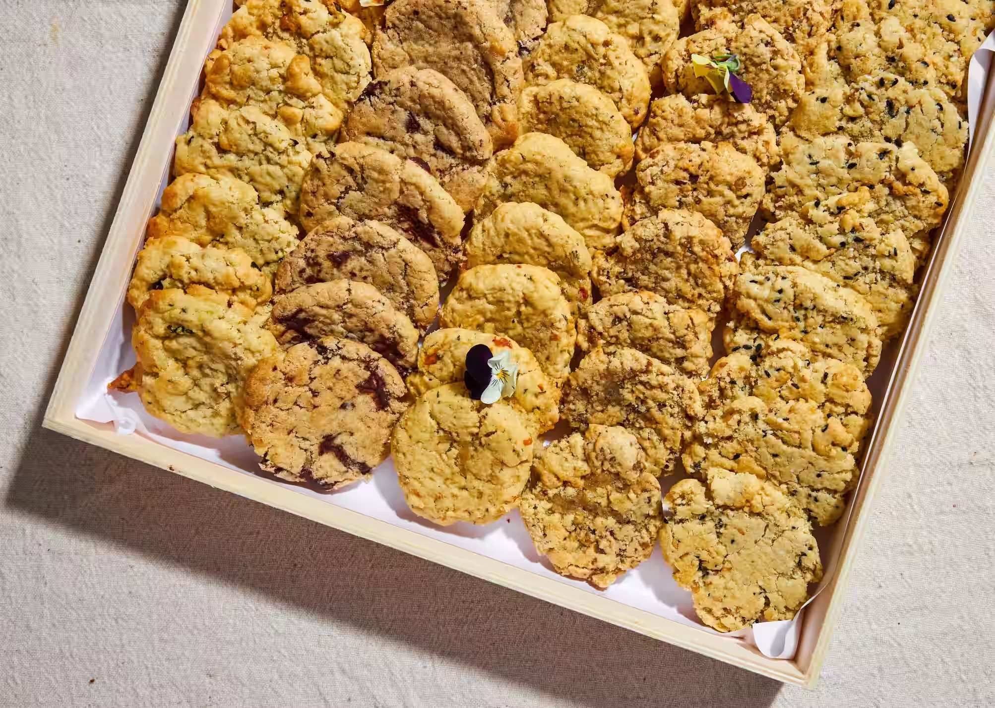 Planche sucrée La Pépite avec assortiment de cookies maison moelleux