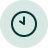 Clock icon showing the time as 10:10 inside a light blue circle.