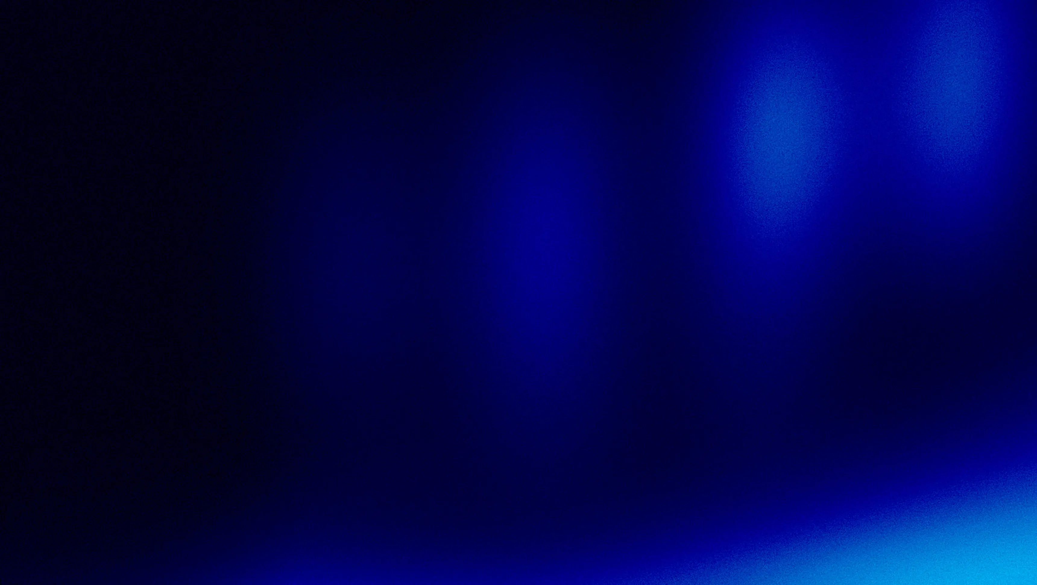 Dégradé abstrait de nuances de bleu foncé à bleu clair avec des formes floues.