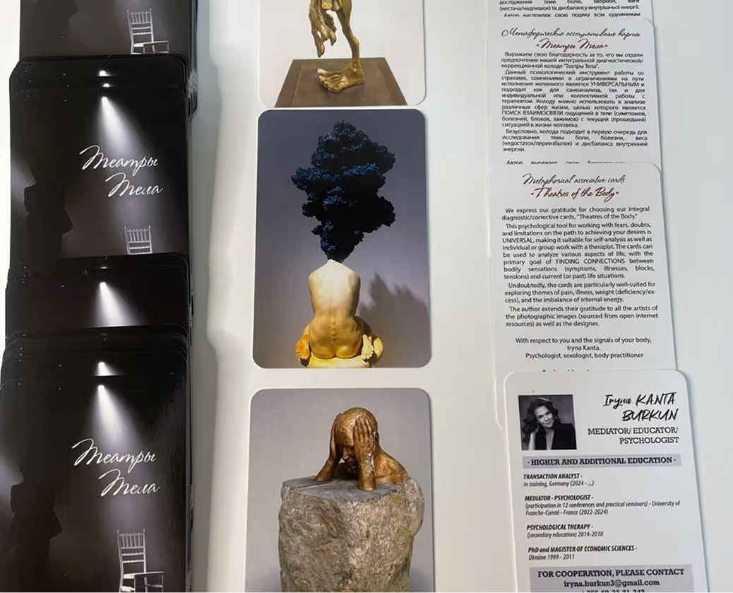 Body Theaters metaphorical MAC cards deck for psychosomatics work