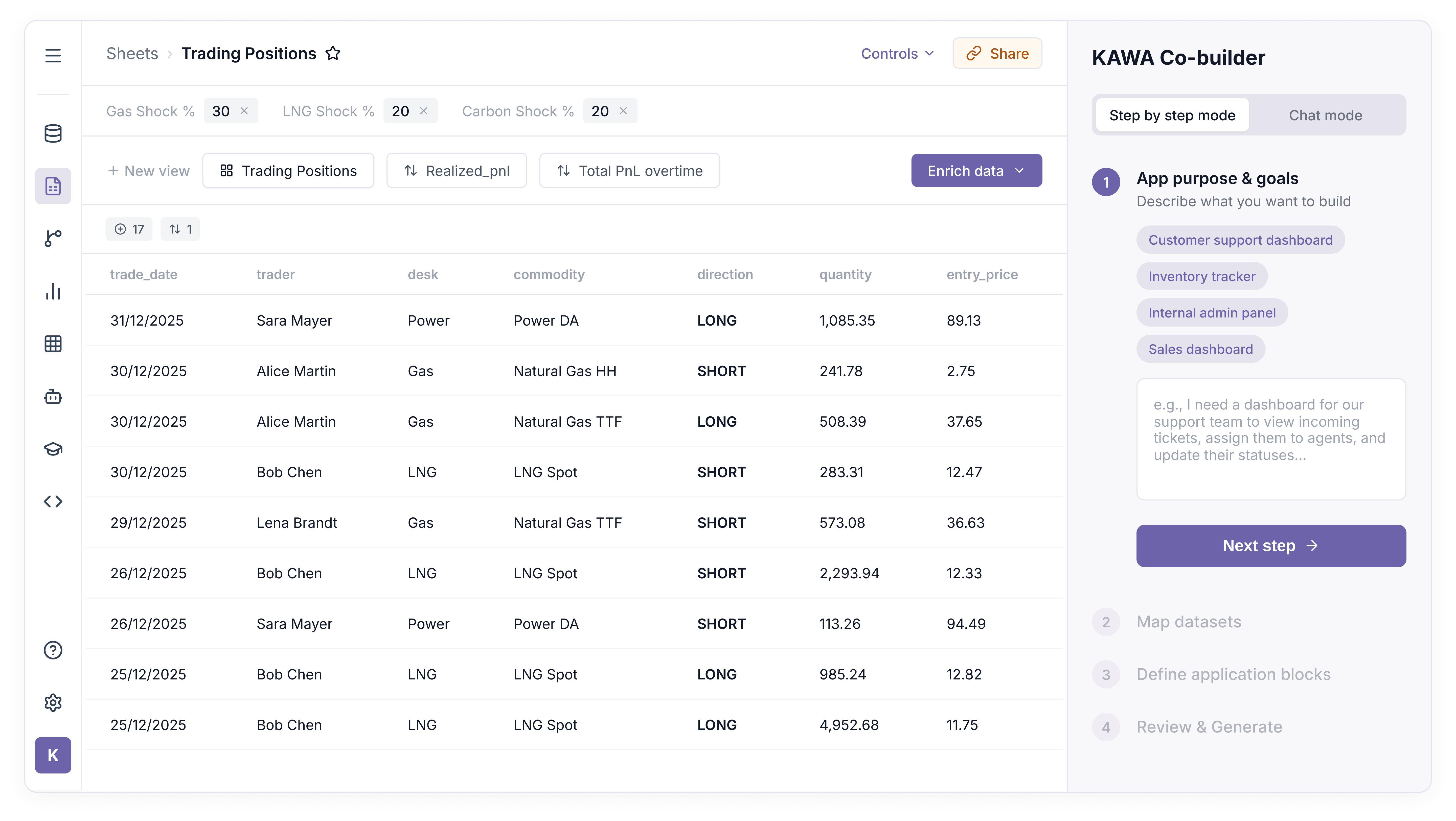 hero image showing the co-builder agent of KAWA