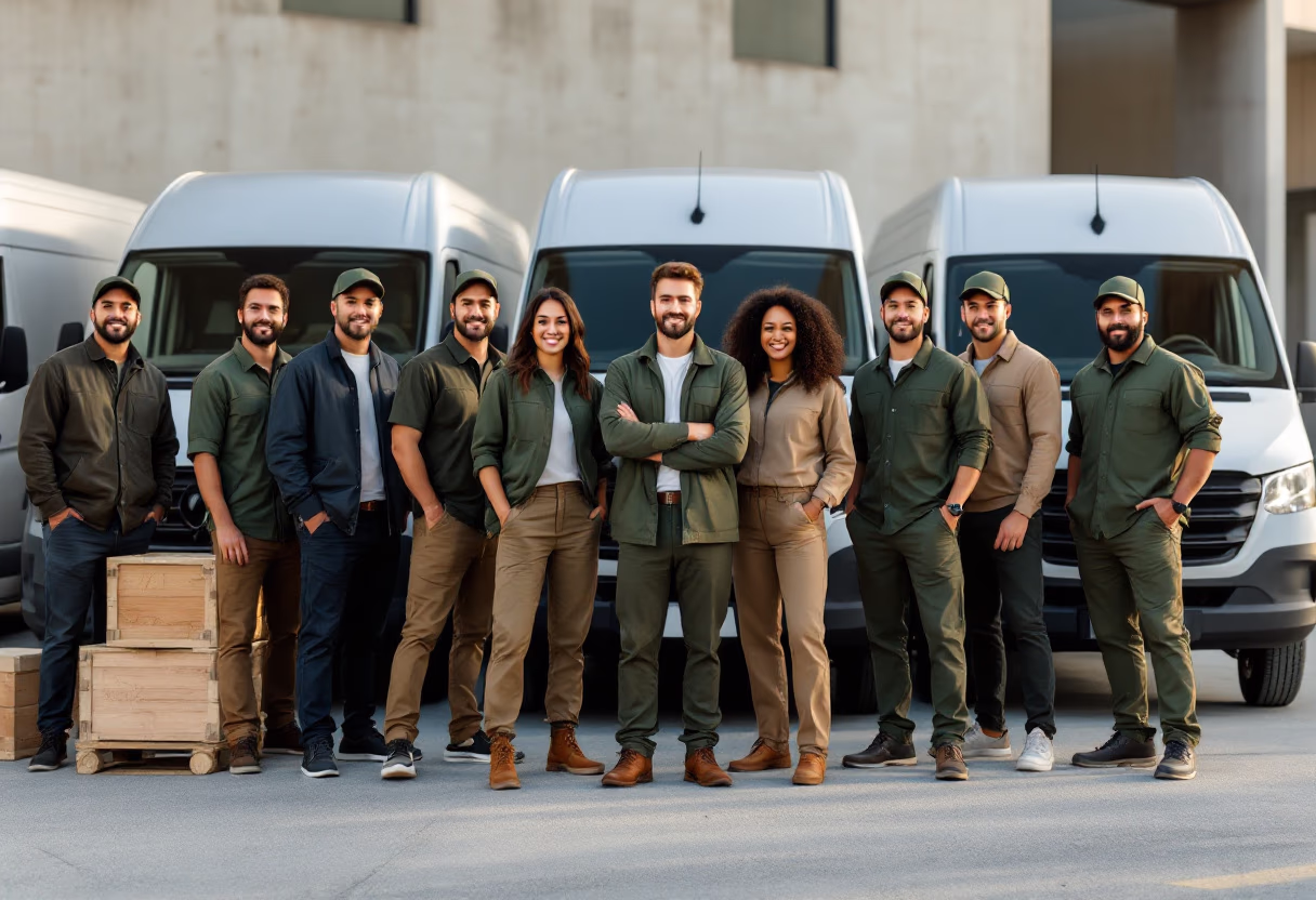 image of diverse delivery services