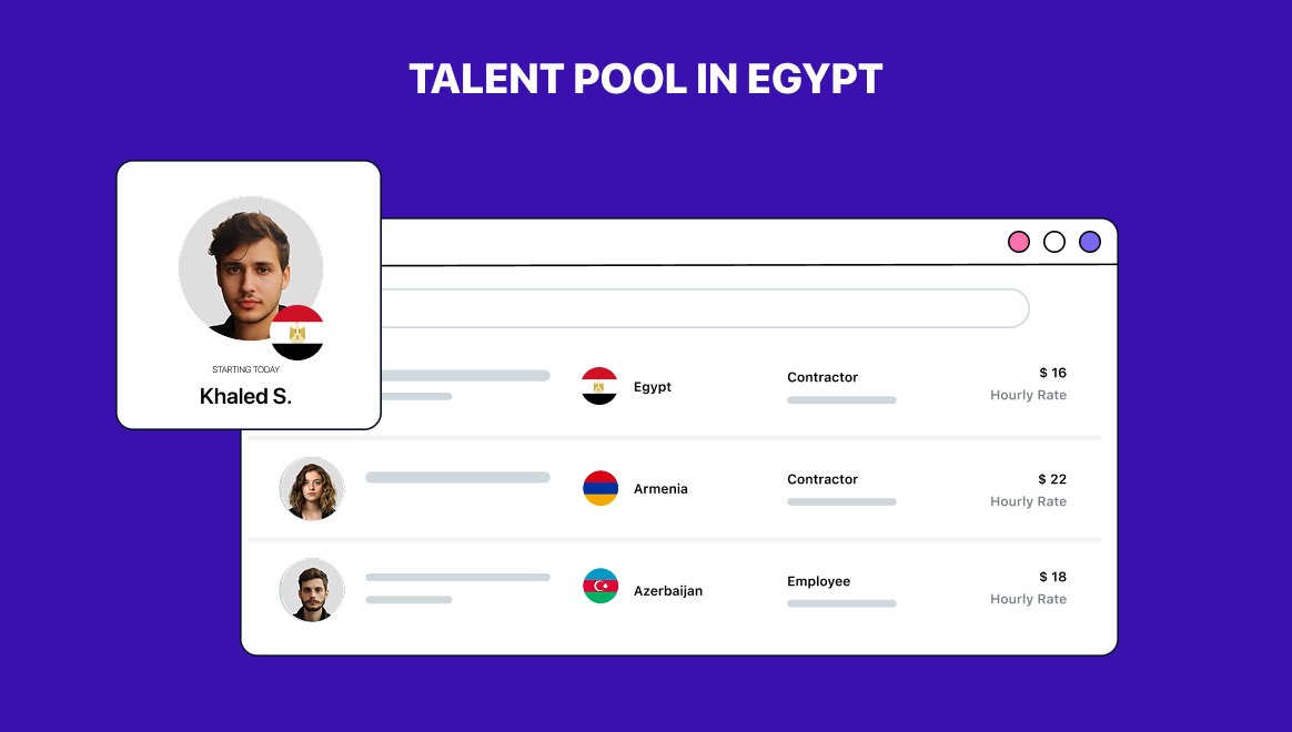 talent pool in Egypt