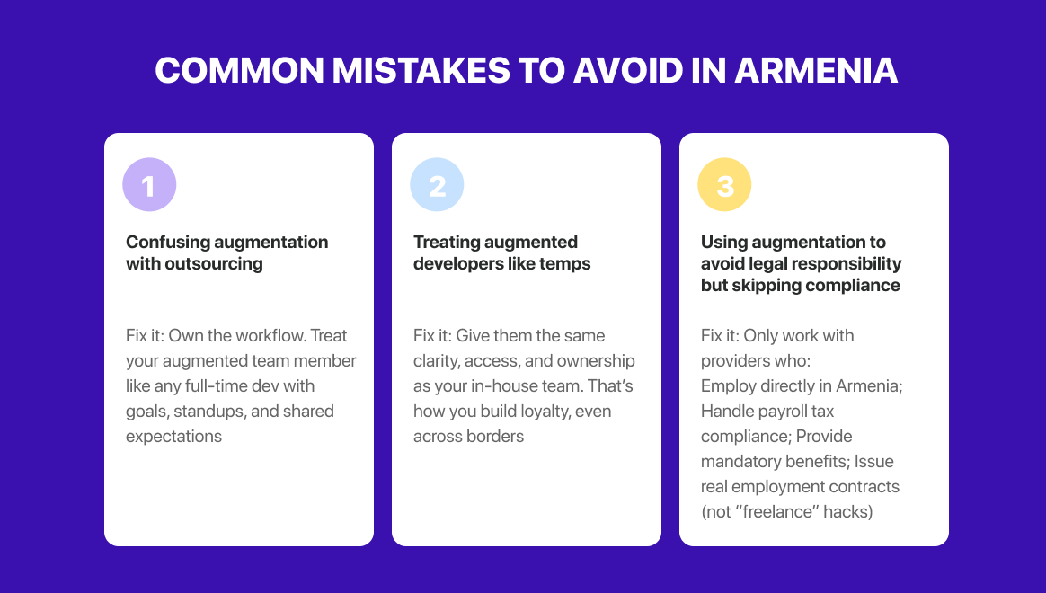 Common mistakes to avoid in Armenia