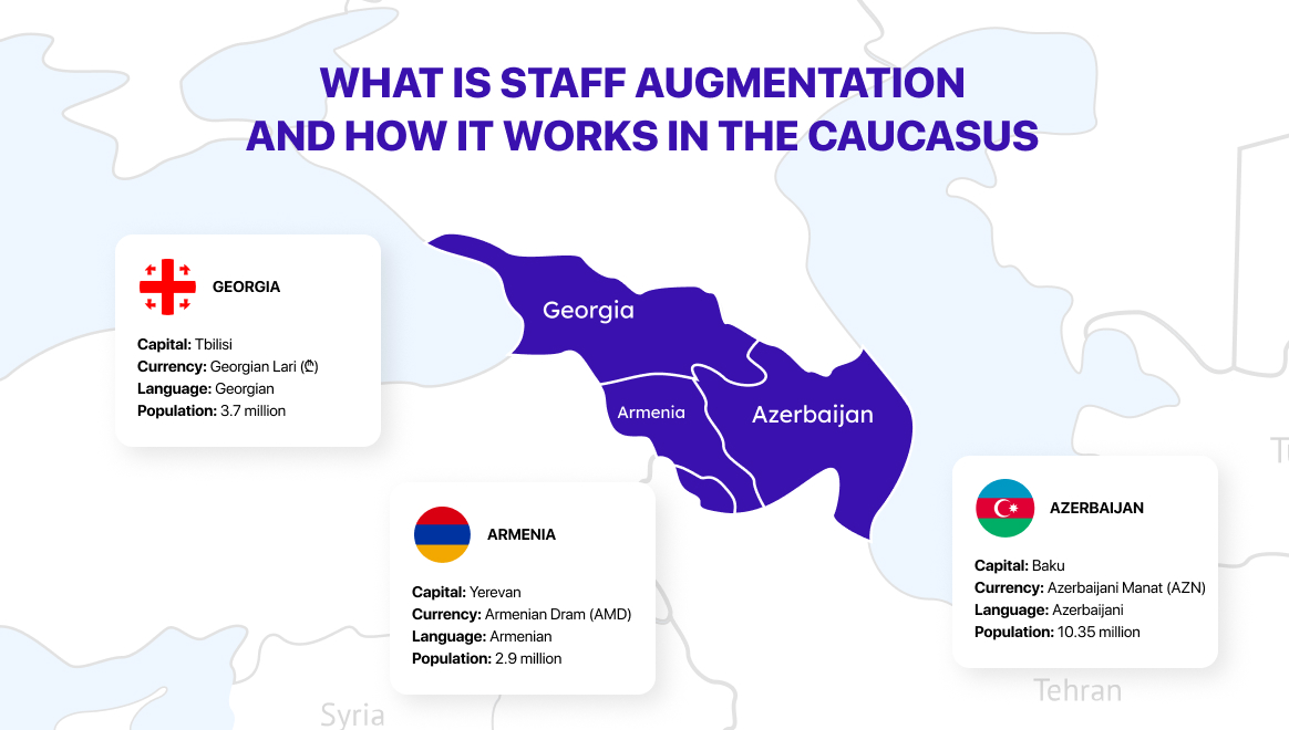 What is staff augmentation in the Caucasus region?