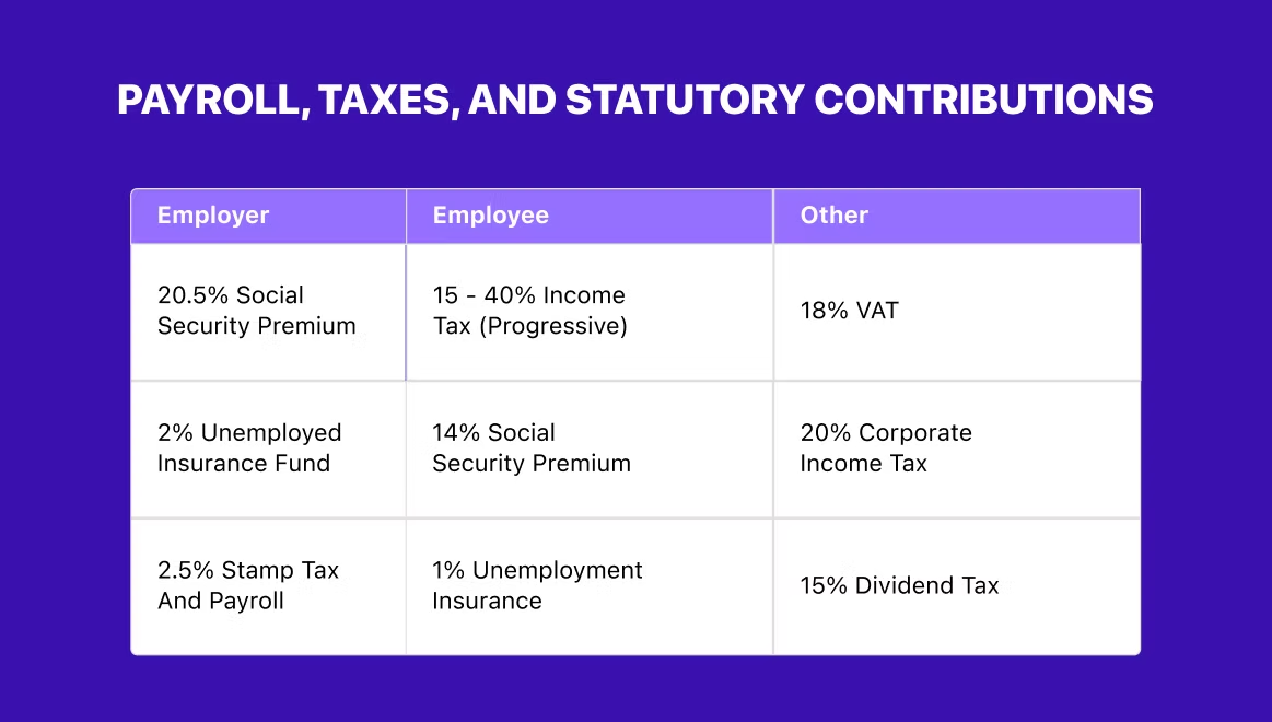 Payroll tax compliance for staff augmentation in Turkey