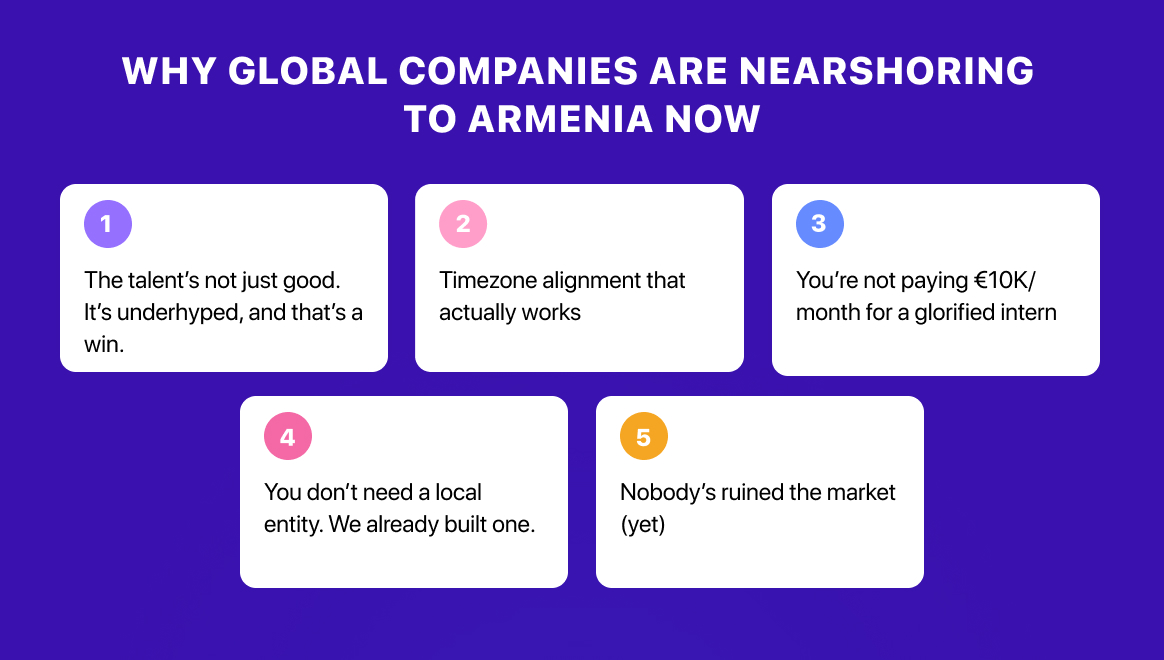 Why global companies are nearshoring to Armenia now