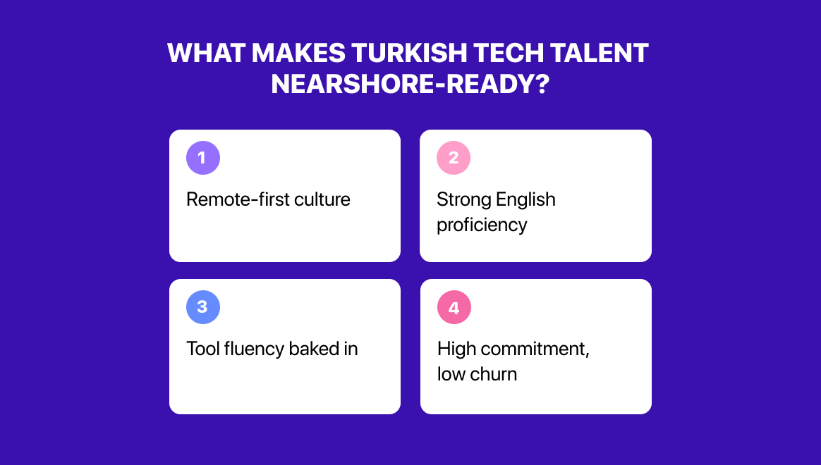 What makes Turkish tech talent nearshore-ready?