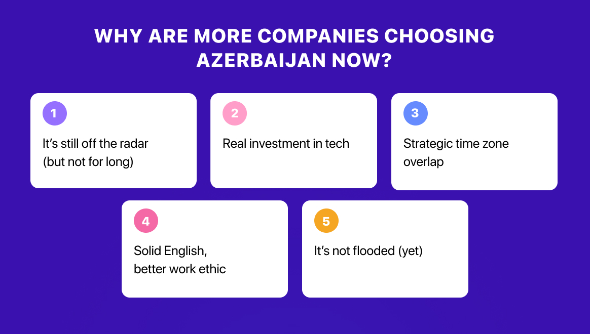 why nearshore to Azerbaijan