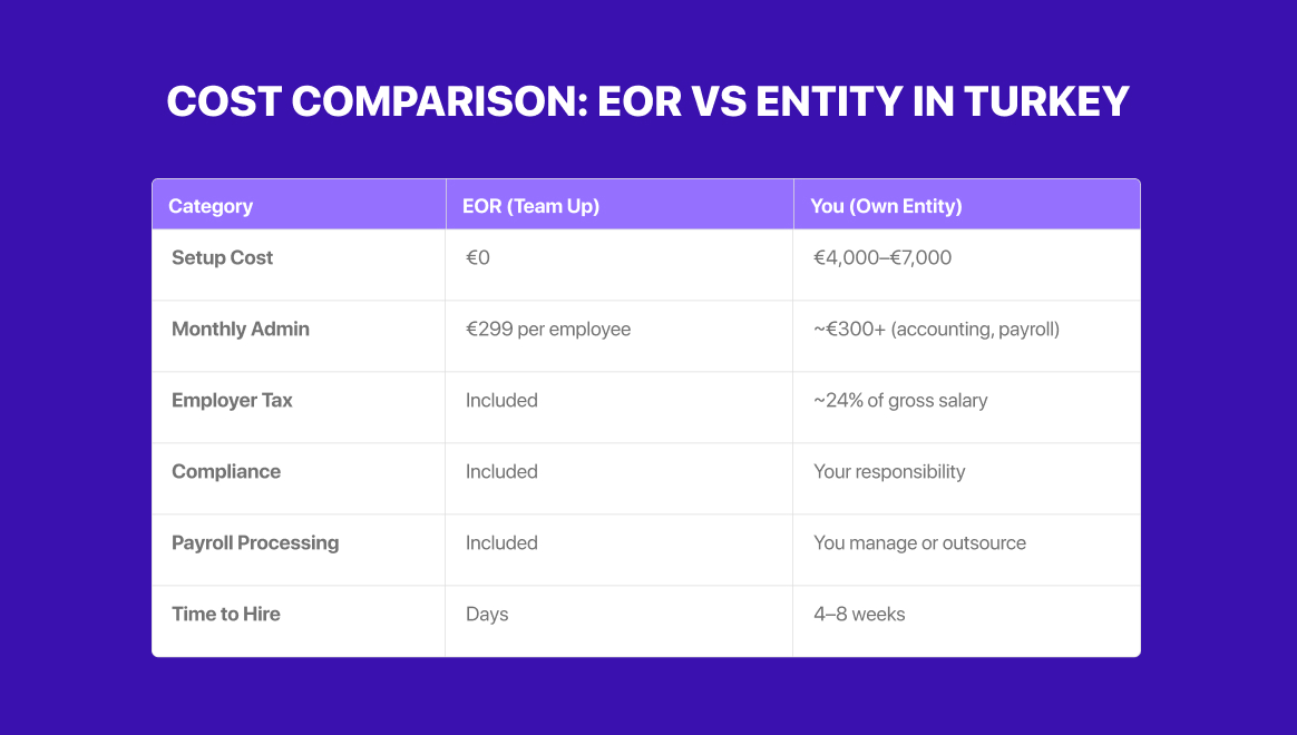 Setting up your own entity in Turkey