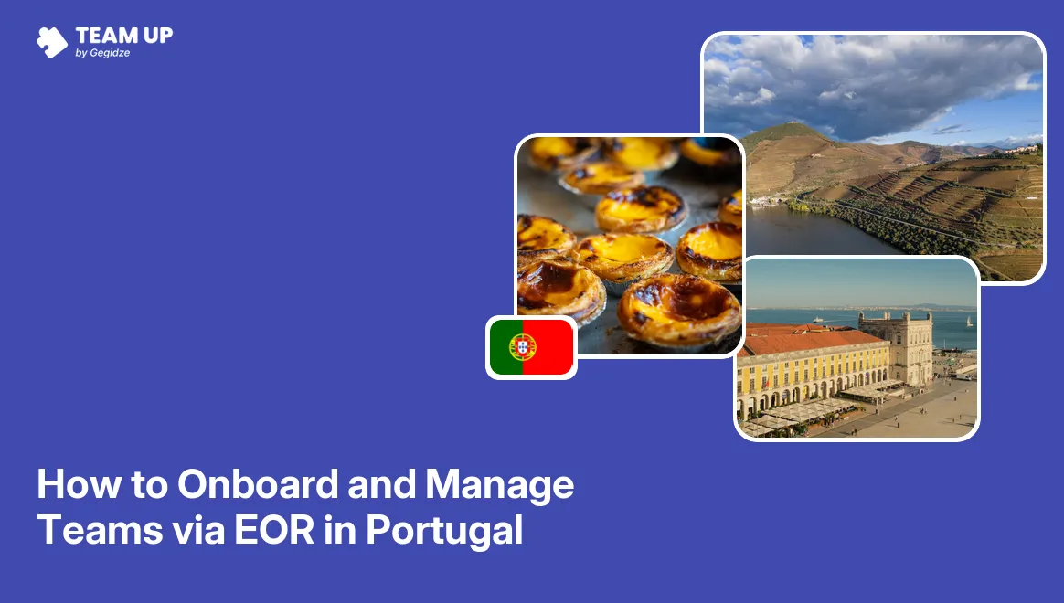 HR manager onboarding remote employees via EOR in Portugal using a digital checklist and employment contract