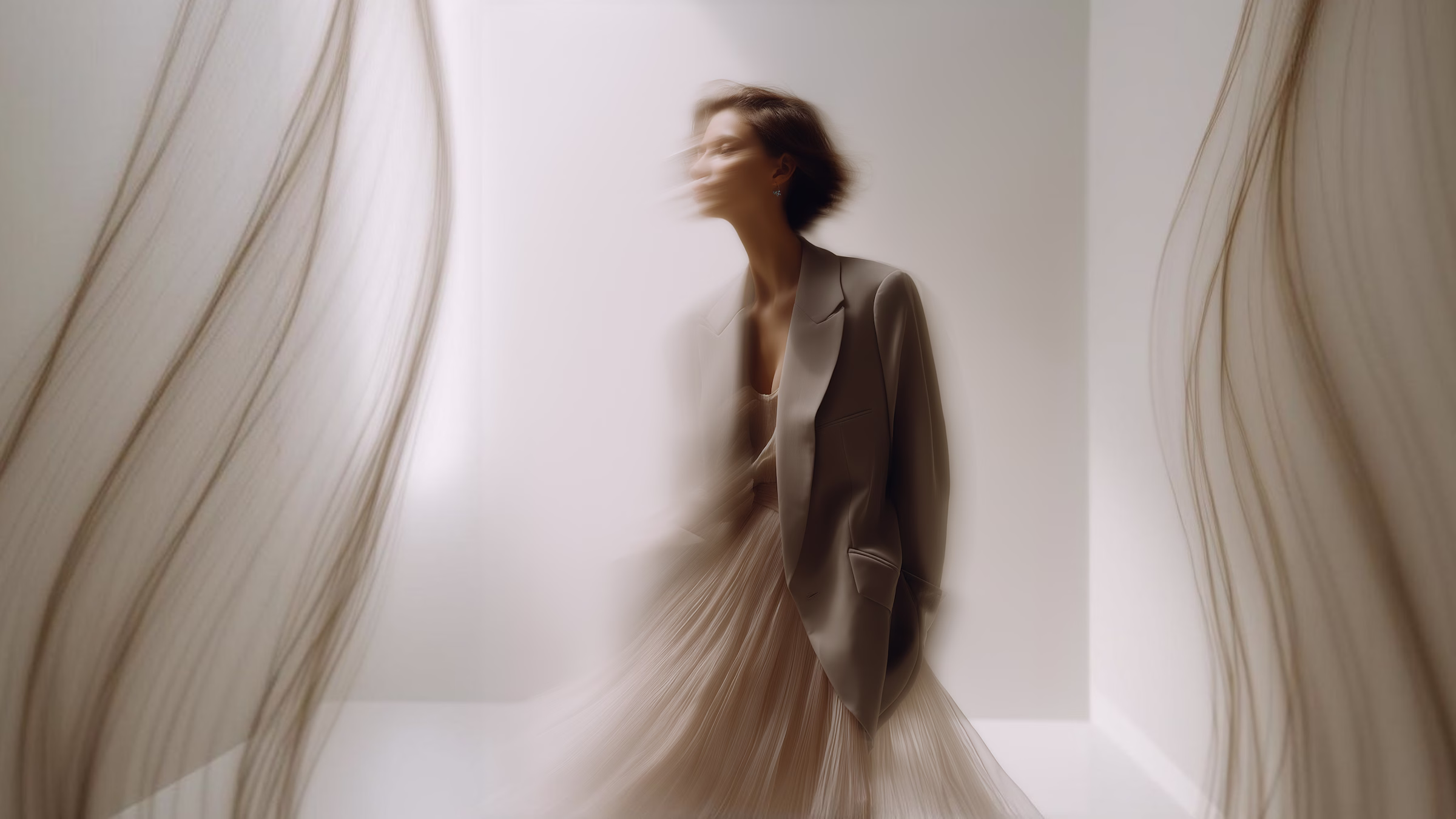 Blurred Model in Motion