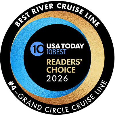 10Best Readers' Choice 2026 badge - Best River Cruise Line