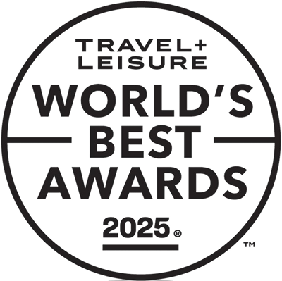 Travel + Leisure World's Best Awards 2025 badge