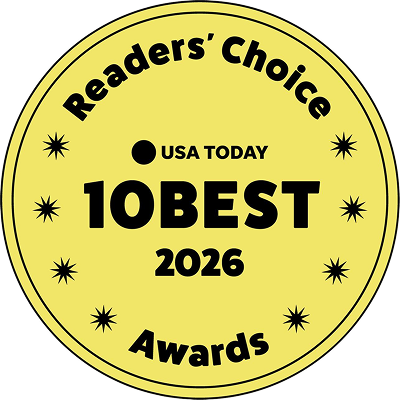 USA Today 10Best award badge 2026